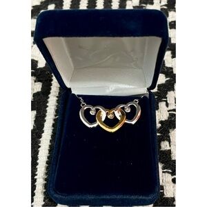 Danbury Mint Heart Trio Daughter Necklace